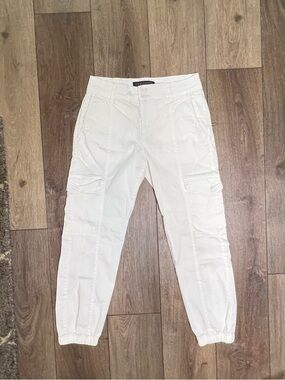 Sanctuary White Cargo Jogger Pants